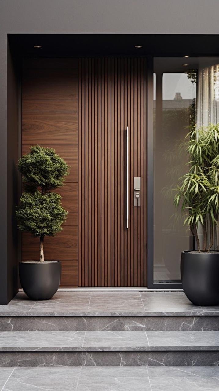 Custom interior and entrance door 11